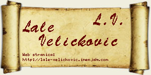 Lale Veličković vizit kartica